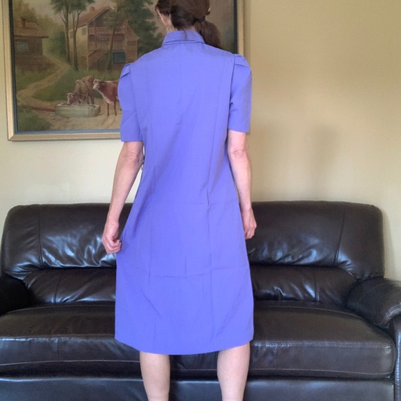 Vintage 70s collared dress, great condition - Picture 4 of 5